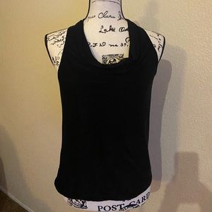 The Limited sleeveless black cowl/drape neck top. XS like new